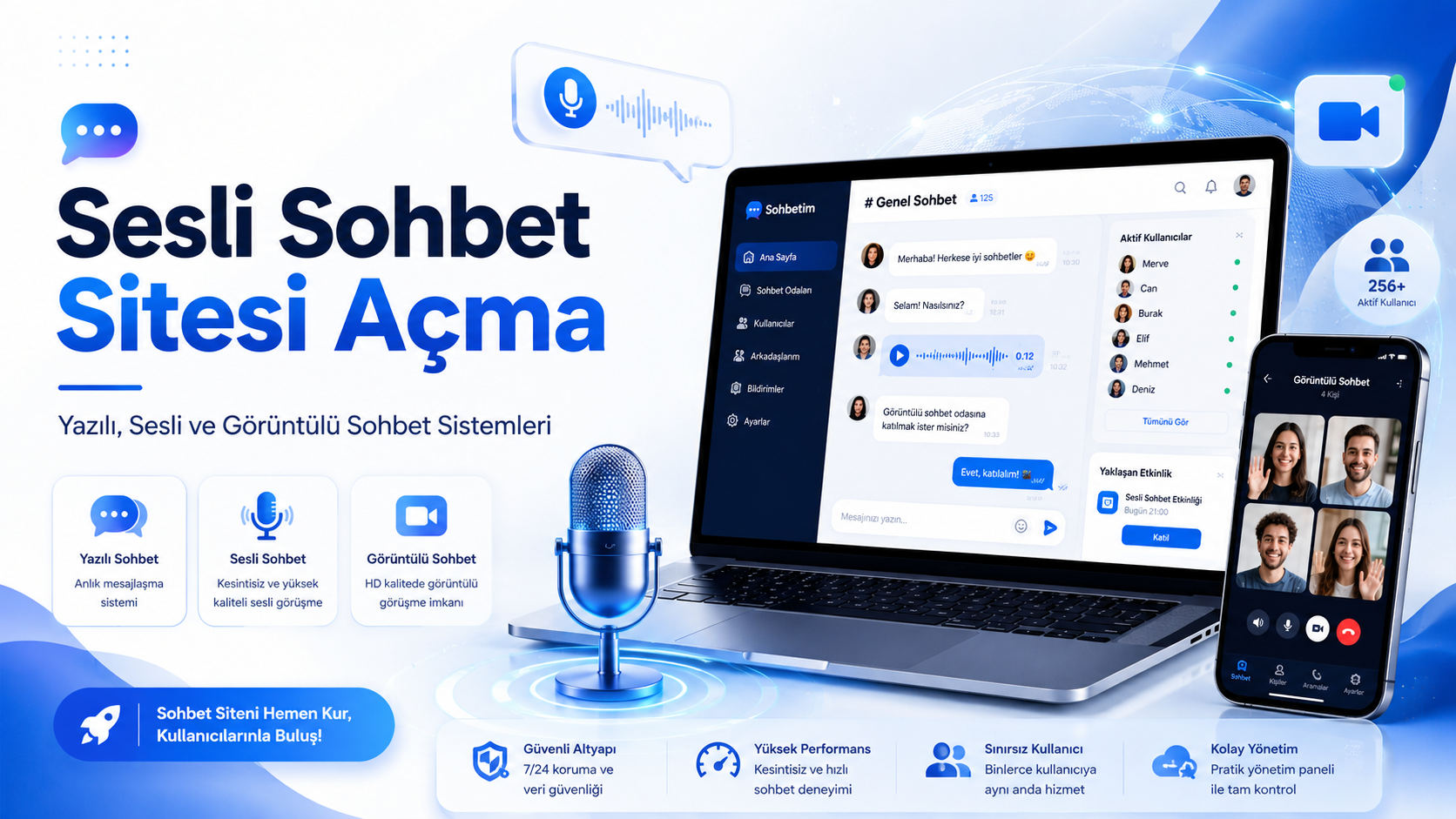 Sesli Sohbet Sitesi Açma Kendi Sesli Chat Sitenizi Nasıl Kurabilirsiniz?