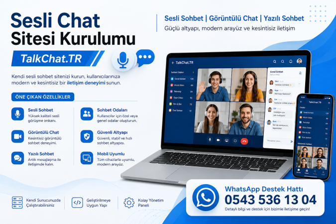 Sesli Sohbet Sitesi Kurulumu