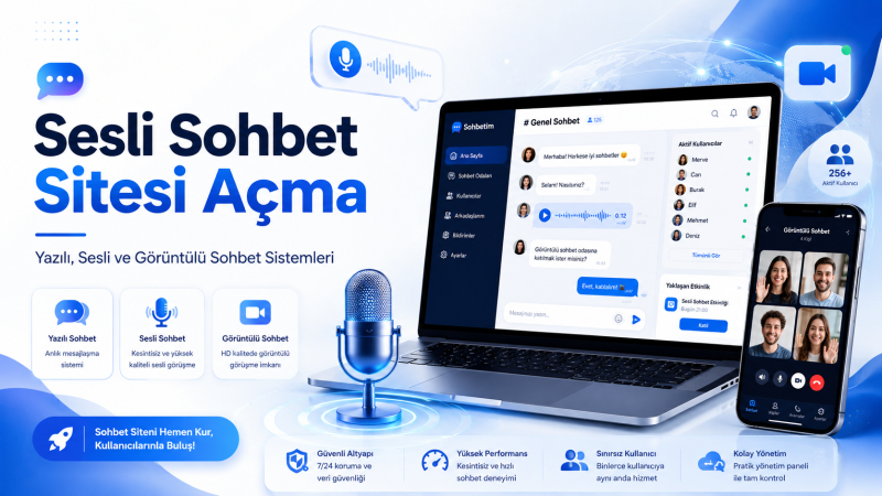 Sesli Sohbet Sitesi Açma Kendi Sesli Chat Sitenizi Nasıl Kurabilirsiniz?