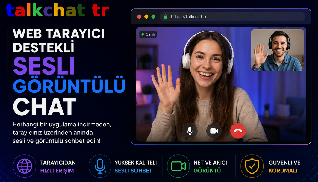 Tarayıcı Destekli Sesli Görüntülü Sohbet Sistemleri