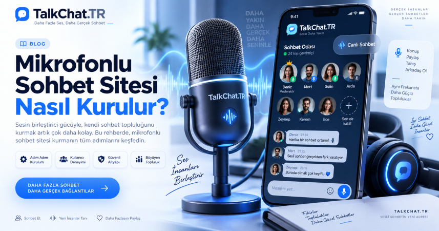 Mikrofonlu Sohbet Sitesi Nasıl Kurulur?