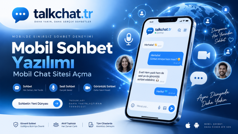 Mobil Sohbet Yazılımı ile Mobil Chat Sitesi Açma